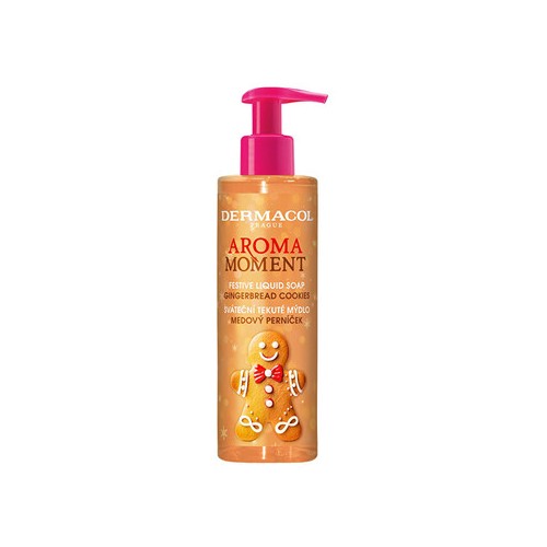 Dermacol Medový perníček Aroma Moment Festive Liquid Soap - skystas muilas, 250 ml
