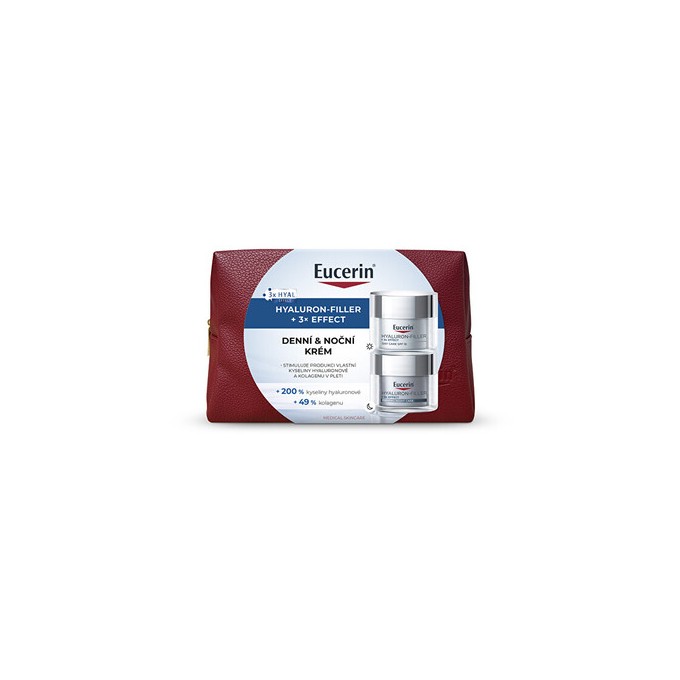 Eucerin Hyaluron-Filler + 3x Effect Face Care Set - veido kremų rinkinys