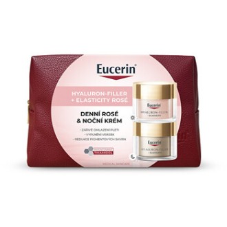 Eucerin Hyaluron-Filler + Elasticity Rosé Face Care Set - veido kremų rinkinys