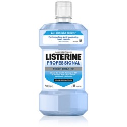 Listerine Professional Fresh Breath+ Mouthwash - burnos skalavimo skystis, 500 ml