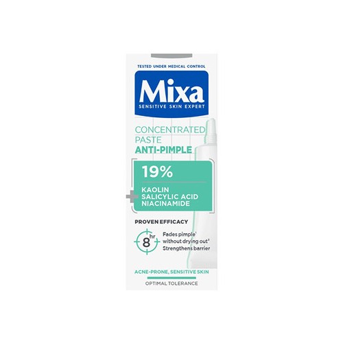Mixa Anti-Pimple Concentrated Paste - pasta nuo spuogų, 15 ml