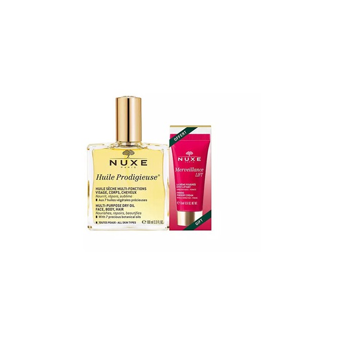 Nuxe Huile Prodigieuse & Merveillance Lift Set - odos priežiūros rinkinys