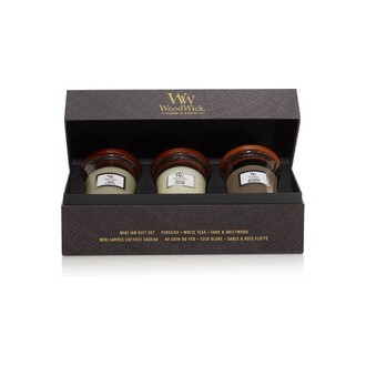WoodWick Mini Woody Gift set of small candles 85.0g
