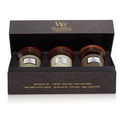 WoodWick Mini Woody Gift set of small candles 85.0g