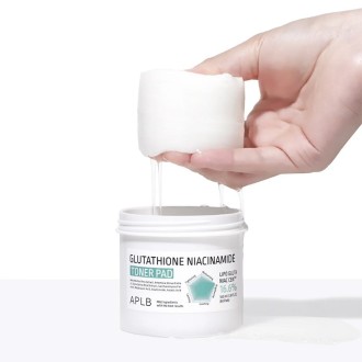 APLB Glutathione Niacinamide Toner Pad - toniko pagalvėlės su glutationu ir niacinamidu, 60 vnt. 2