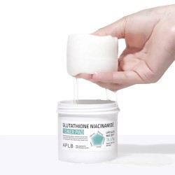 APLB Glutathione Niacinamide Toner Pad - toniko pagalvėlės su glutationu ir niacinamidu, 60 vnt.
