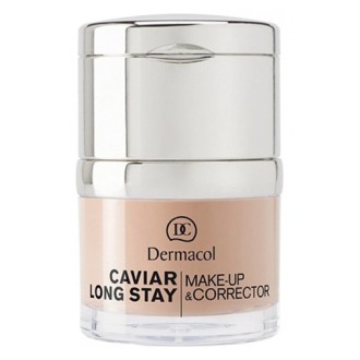 Dermacol Caviar Long Stay & Make-Up Corrector - makiažo pagrindas ir maskuoklis, 30 ml - 2 Fair