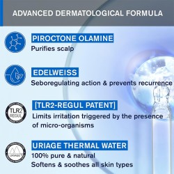 Uriage DS Hair Soft Balancing Shampoo - šampūnas, 500 ml