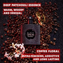 Yves Saint Laurent Black Opium Extreme EDP kvepalai moterims, 30 ml