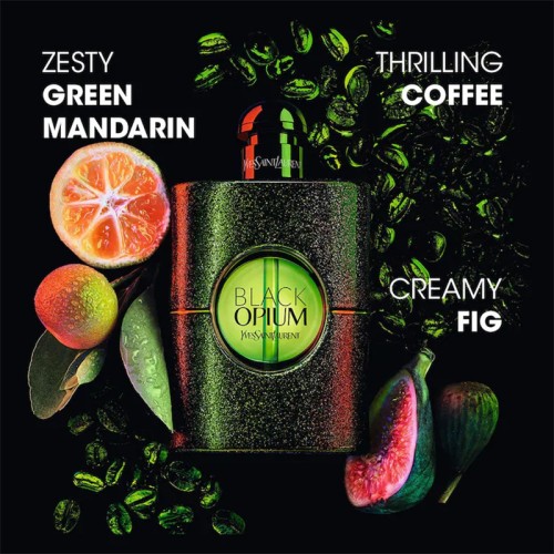 Yves Saint Laurent Black Opium Illicit Green EDP kvepalai moterims, 75 ml