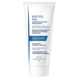 Ducray Kertyol PSO Treatment Shampoo - šampūnas į psoriazę linkusiai odai, 200 ml