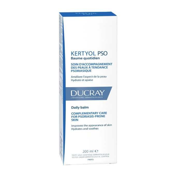 Ducray Kertyol PSO Treatment Shampoo - šampūnas į psoriazę linkusiai odai, 200 ml