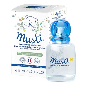 Mustela Musti Eau de Soin Parfumée kvepalai vaikams, 50 ml 2