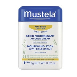 Mustela Baby Nourishing Stick With Cold Cream - pieštukinis kremas vaikams, 10 ml