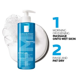 La Roche-Posay Effaclar Purifying Foaming Gel - valomasis putojantis gelis, 400 ml 2