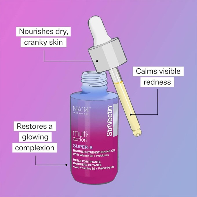 StriVectin Super-B Barrier Strengthening Oil - maitinamasis aliejus su senėjimą stabdančiu