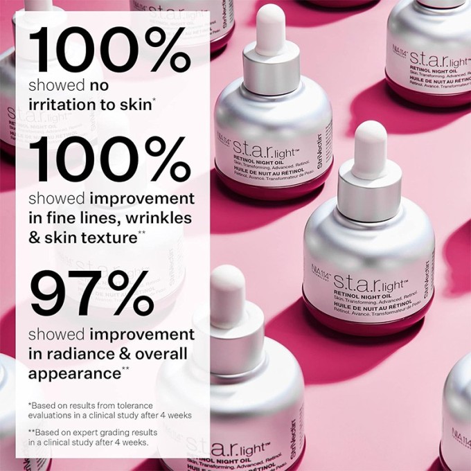 StriVectin S.t.a.r. Light Retinol Night Oil - naktinis retinolio aliejus, 30 ml