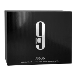 Afnan 9PM Gift set EDP 100 ml, shower gel 150 ml and deospray 150 ml 100 ml kvepalai vyrams