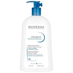 Bioderma Atoderm Creame Lavante Nutri Protective Cleansing Cream - maitinamasis dušo kremas,1000 ml