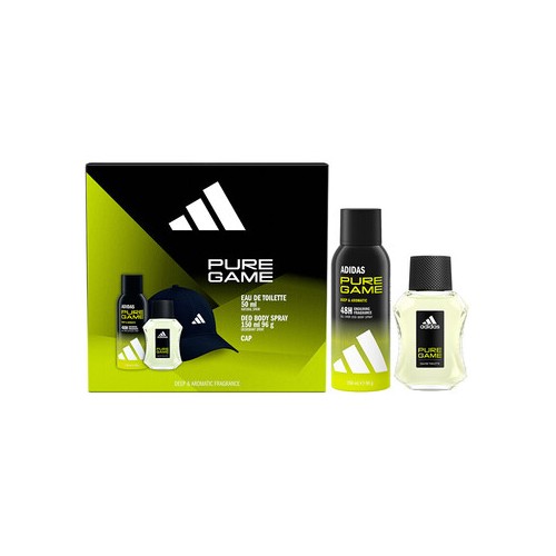 Adidas Pure Game Gift Set EDT 50 ml, deospray 150 ml and a cap