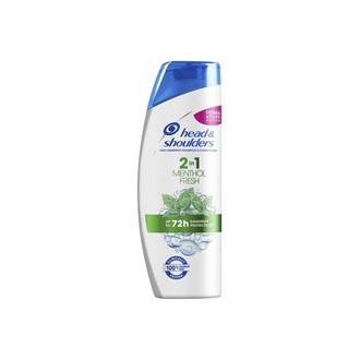 Head & Shoulders Menthol Fresh Anti-Dandruff Shampoo - Dandruff shampoo 2 in 1 625ml