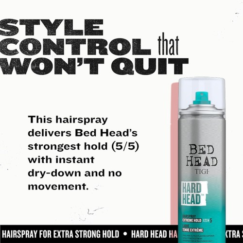 Tigi Bed Head Hard Head Hairspray - plaukų lakas, 385 ml