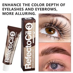 Refectocil RefectoCil Eyebrow and Eyelash Tint - antakių ir blakstienų dažai, 15 ml - natural brown