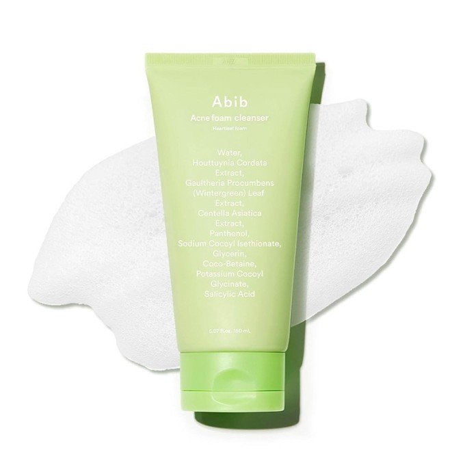 Abib Heartleaf Acne Foam Cleanser - valomos putos probleminei odai, 150 ml