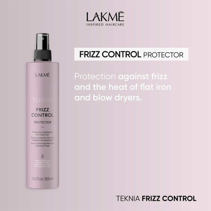 Lakmé Teknia Frizz Control Protector - purškalas šiluminei plaukų apsaugai, 300 ml