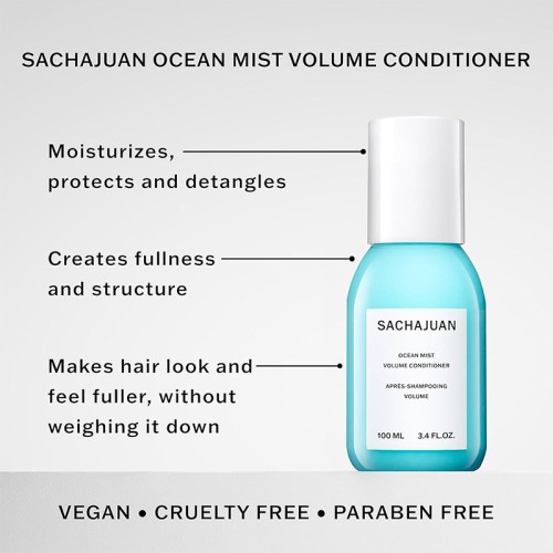 Sachajuan Ocean Mist Volume Conditioner - kondicionierius ploniems plaukams,100 ml