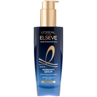 L'Oréal Elseve Extraordinary Oil Midnight Serum - giliai maitinantis plaukų serumas, 100 ml