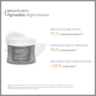 Bioderma Pigmentbio Night Renewer Cream - naktinis drėkinamasis kremas nuo pigmentinių dėmių, 50 ml 2