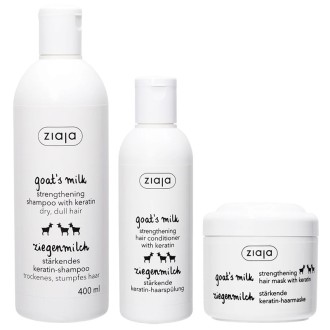 Ziaja Goat milk Gift set plaukų priežiūros rinkinys