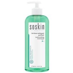 Soskin Paris Gentle Purifying Cleansing Gel - švelnus valomasis gelis riebiai ir mišriai odai, 500