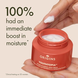 Origins Youthtopia Peptide Plumping Apple Cream - drėkinamasis odos kremas su peptidais, 50 ml 2