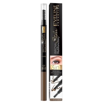 Eveline Cosmetics Brow Styler multifunkční styler na obočí 3v1 1,2 g 1