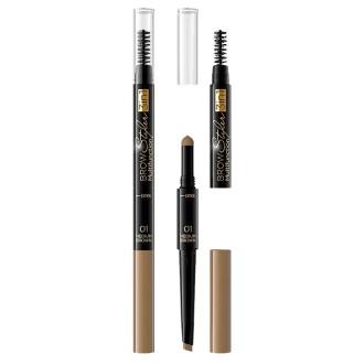 Eveline Cosmetics Brow Styler multifunkční styler na obočí 3v1 1,2 g 1 2