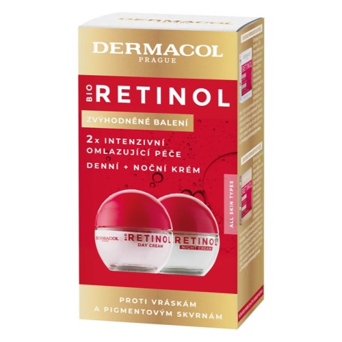 Dermacol Bio Retinol Duopack - veido kremų rinkinys