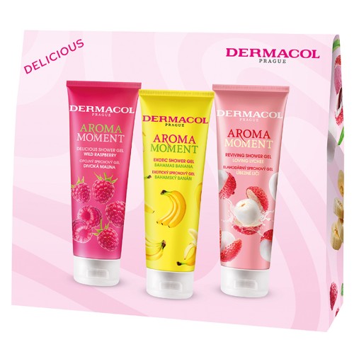 Dermacol Aroma Moment Mix Fruit Set - kūno priežiūros rinkinys