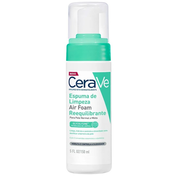 CeraVe Balancing Air Foam Cleanse - prausimosi putos, 148 ml