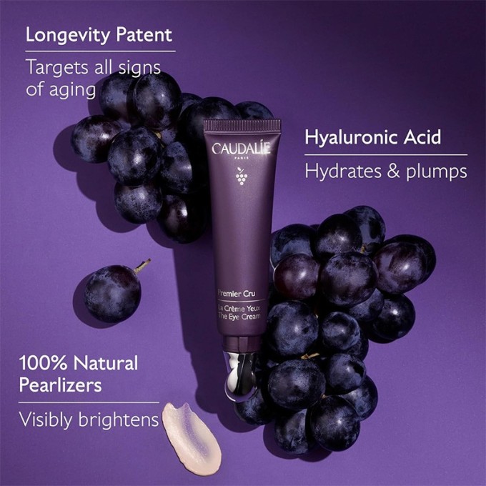 Caudalie Premier Cru The Eye Cream - paakių kremas, 15 ml