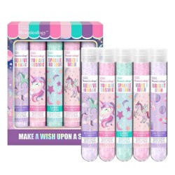 Baylis & Harding Unicorn Bath Salt Set- vonios druskų rinkinys vaikams, 5 x 65 g