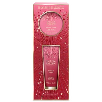 Baylis & Harding Midnight Cherry Body Care Set - kūno priežiūros rinkinys
