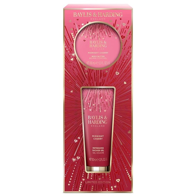 Baylis & Harding Midnight Cherry Body Care Set - kūno priežiūros rinkinys