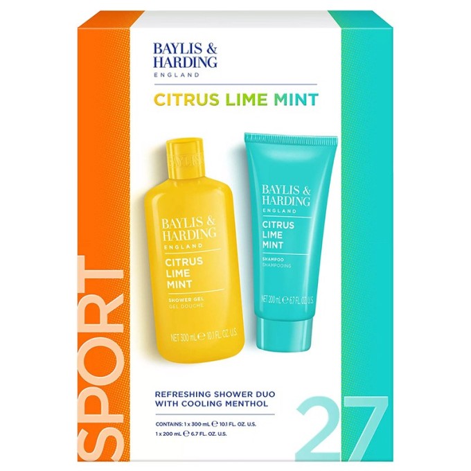 Baylis & Harding Men Sport Body Care Set ( Lemon, Lime & Mint ) - kūno priežiūros rinkinys vyrams