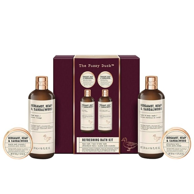 Baylis & Harding Men Bergamot Body Care Set ( Bergamot, Hemp & Sandalwood ) - kūno priežiūros