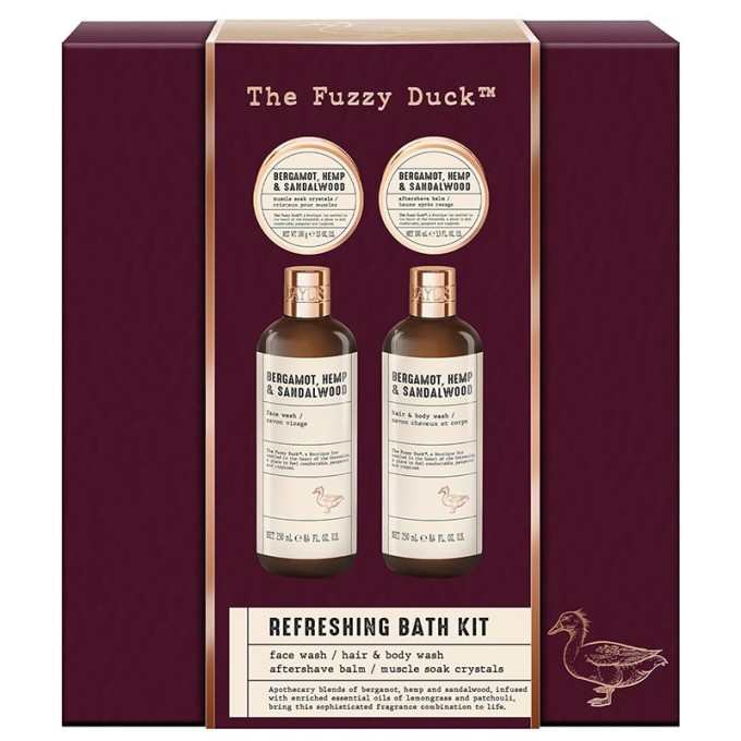 Baylis & Harding Men Bergamot Body Care Set ( Bergamot, Hemp & Sandalwood ) - kūno priežiūros