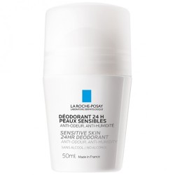 La Roche-Posay Physiologique 24H dezodorantas - rutulinis dezodorantas, 50 ml