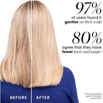 Tangle Teezer Wet Detangler - plaukų šepetys, juodas (Midnight Black) 2