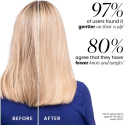 Tangle Teezer Wet Detangler - plaukų šepetys, juodas (Midnight Black)